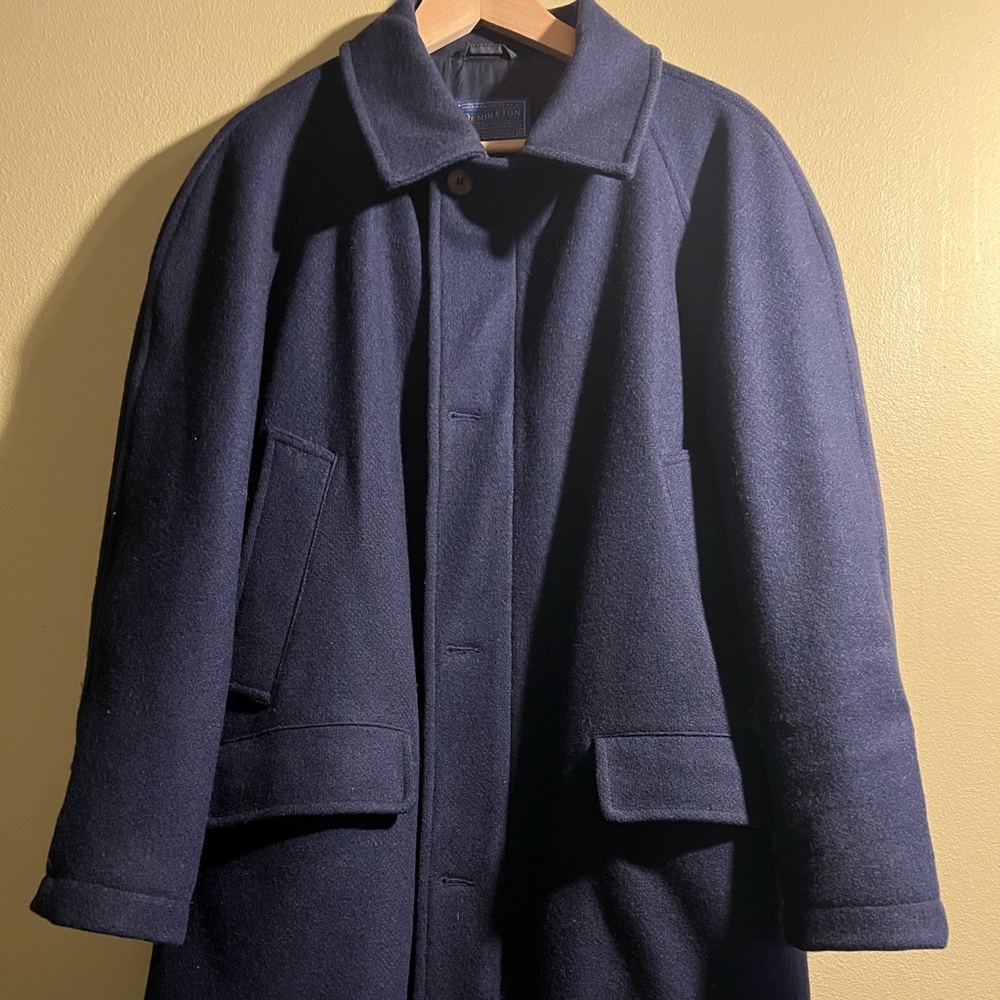 Pendleton trench pea coat